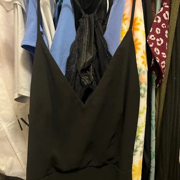 Lulu's Black Strapless Dress - Picture 2 of 3